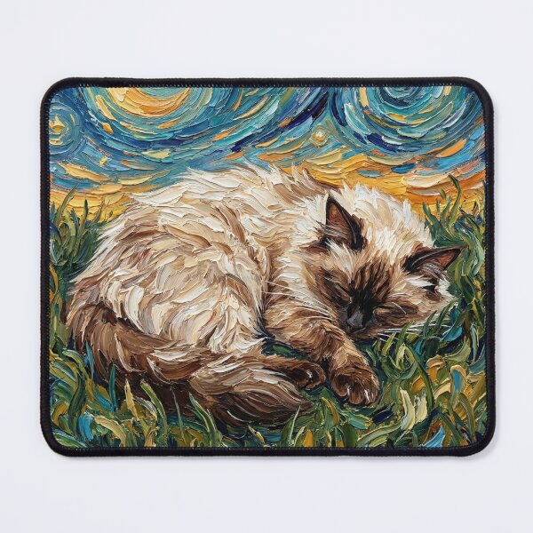 Item preview, Sleepy Himalayan Night designed and sold by AjaTrier.