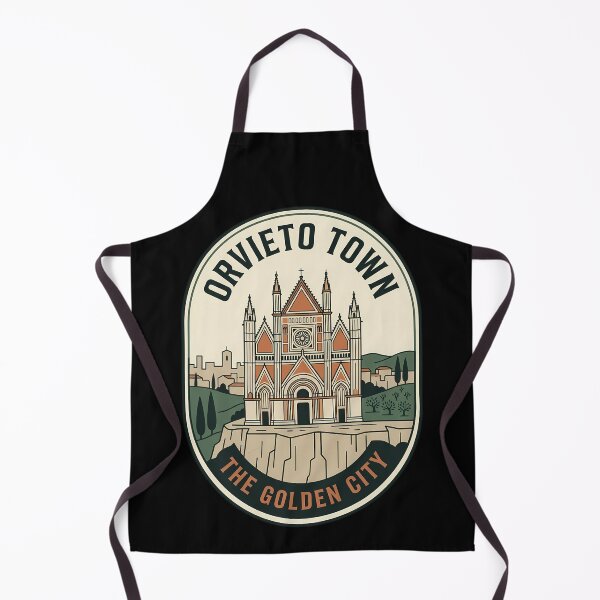 Item preview, Orvieto Italy Golden City Vintage Travel Emblem designed and sold by k3rstman1.