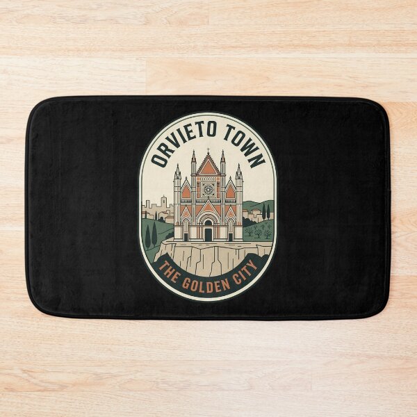 Item preview, Orvieto Italy Golden City Vintage Travel Emblem designed and sold by k3rstman1.