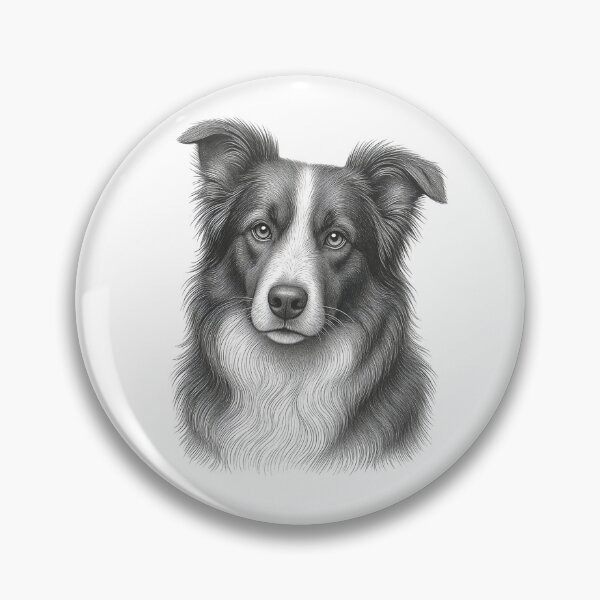 Item preview, Focus Border Collie Shirt | Vintage Engraved Border Collie Portrait Graphic Tee designed and sold by AdicretorDesign.