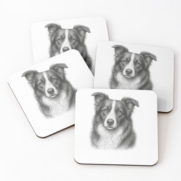 Item preview, Focus Border Collie Shirt | Vintage Engraved Border Collie Portrait Graphic Tee designed and sold by AdicretorDesign.