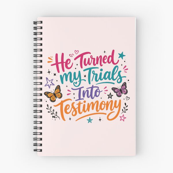 Item preview, He Turned My Trials Into Testimony, Christian Quote, Faith, Christian, Retro Stripe, Inspirational Bible designed and sold by Sprinkle12345.