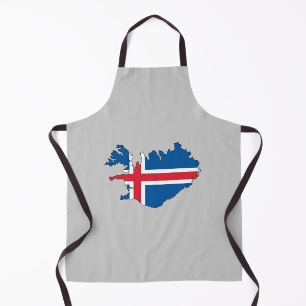 Item preview,  Map of the Icelandic flag designed and sold by visual adventures.