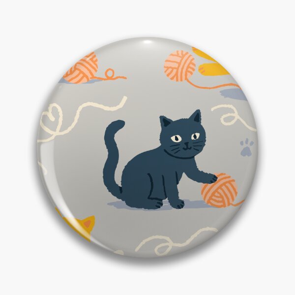 Item preview, Playful Kittens – Cats with Yarn Balls Pattern designed and sold by BuckaBaby.