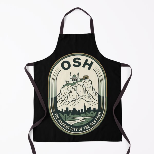Item preview, Osh Kyrgyzstan Sulayman Mountain Vintage Travel Emblem designed and sold by k3rstman1.