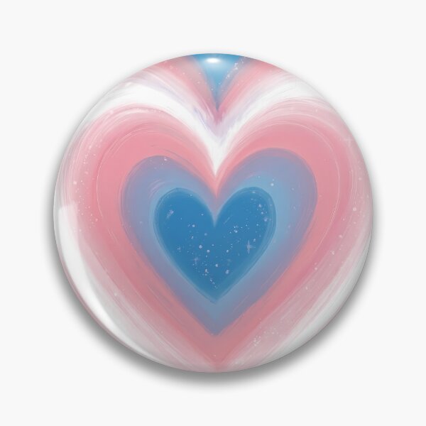 Item preview, Transgender Pride Heart - Lgbtq Aesthetic Glowing Heart designed and sold by Cannaxes Studio.