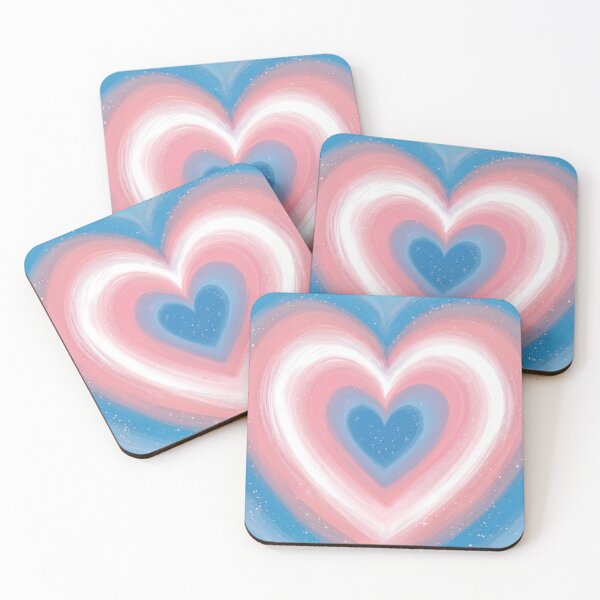 Item preview, Transgender Pride Heart - Lgbtq Aesthetic Glowing Heart designed and sold by Cannaxes Studio.
