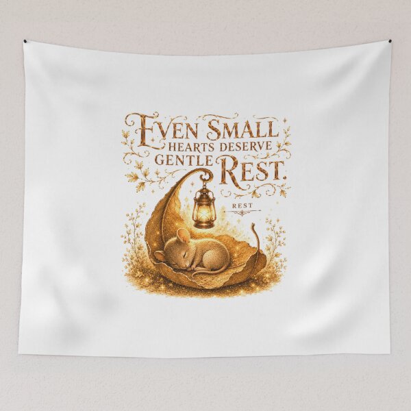 Item preview, Even Small Hearts Deserve Gentle Rest Mental Health Matters designed and sold by AQUILAKREO.