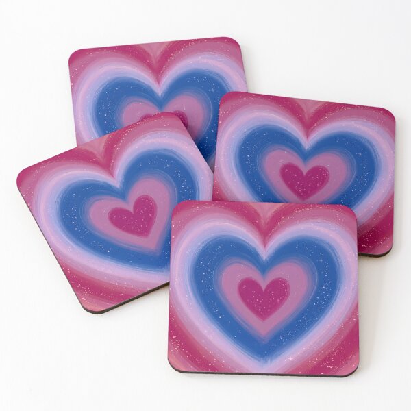 Item preview, Bisexual Pride Heart – Dreamy Pride Aura Heart Aesthetic designed and sold by Cannaxes Studio.