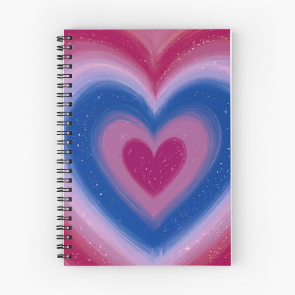 Item preview, Bisexual Pride Heart – Dreamy Pride Aura Heart Aesthetic designed and sold by Cannaxes Studio.