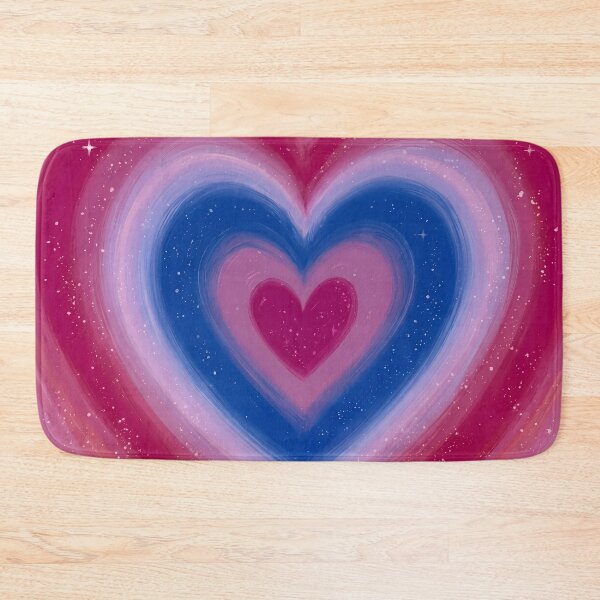 Item preview, Bisexual Pride Heart – Dreamy Pride Aura Heart Aesthetic designed and sold by Cannaxes Studio.