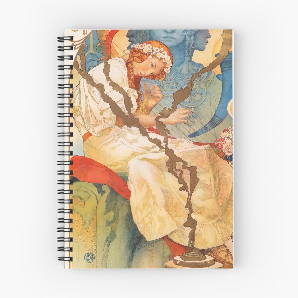 Item preview, Slav Epic Red Haired Maiden With Harp designed and sold by artofuniverse.