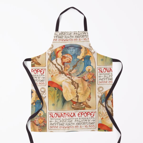 Item preview, Epopeya eslava: Doncella pelirroja con arpa designed and sold by artofuniverse.