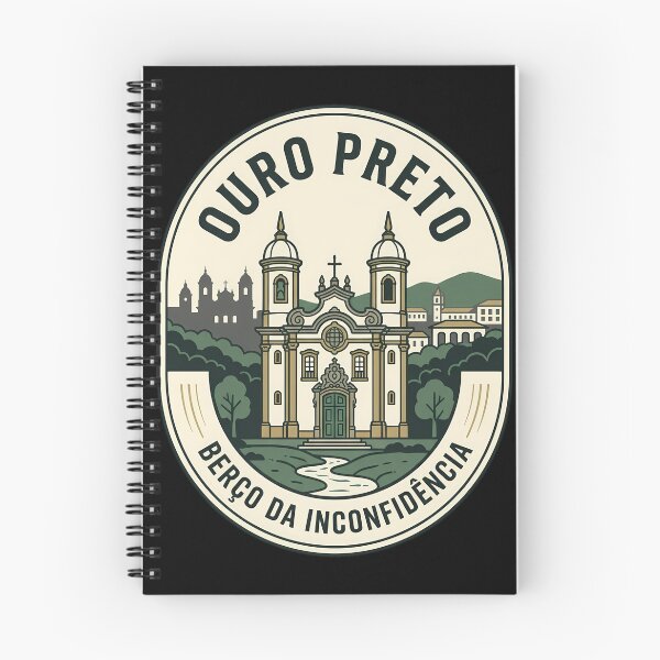 Item preview, Ouro Preto Brazil History Vintage Travel Emblem designed and sold by k3rstman1.