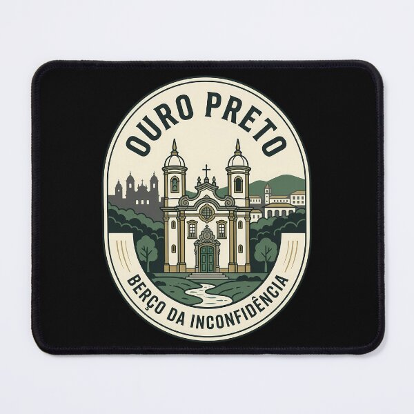 Item preview, Ouro Preto Brazil History Vintage Travel Emblem designed and sold by k3rstman1.