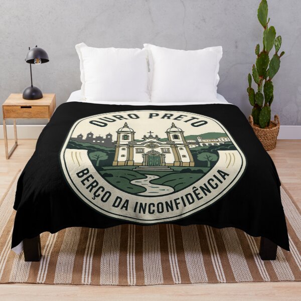 Item preview, Ouro Preto Brazil History Vintage Travel Emblem designed and sold by k3rstman1.