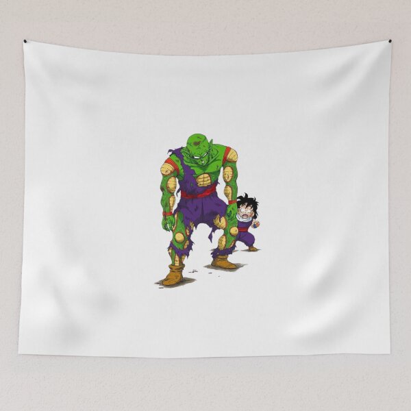 Item preview, Battle Damaged Namekian Hero Protecting Adopted Son designed and sold by DeepBlueMeadow.