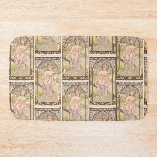 Item preview, Morning Awakening Blonde Woman in Garden designed and sold by artofuniverse.