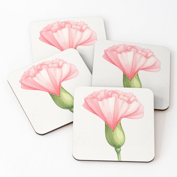Item preview, January Birth Flower Carnation | Vintage Watercolor Botanical designed and sold by lisa-diver.