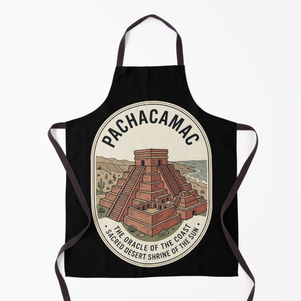 Item preview, Pachacamac Peru Ruins Vintage Travel Emblem designed and sold by k3rstman1.