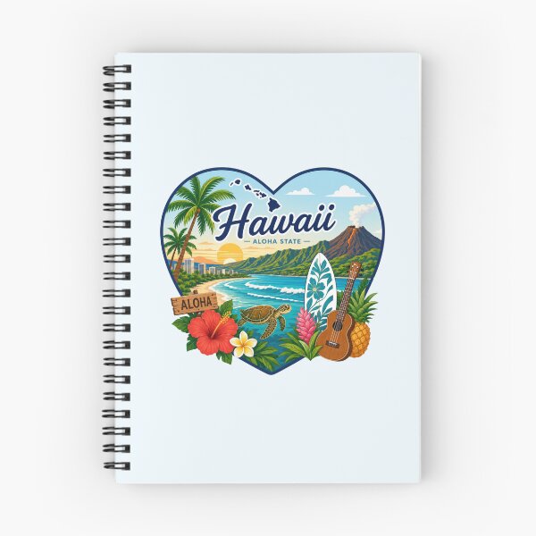 Item preview, Hawaii Heart Shape Design designed and sold by Myra365Art.