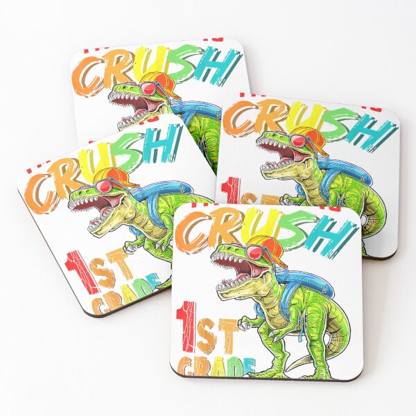 Item preview, I'm Ready To Crush 1st Grade T Rex Dinosaur Back To School  designed and sold by Sedwalhissan.