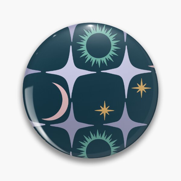 Item preview, Celestial Nights – Sun, Moon & Stars Pattern Design designed and sold by BuckaBaby.