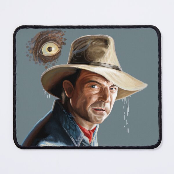 Item preview, Sam Neill Jurassic, handpainted Portrait designed and sold by AK-Hevonen.