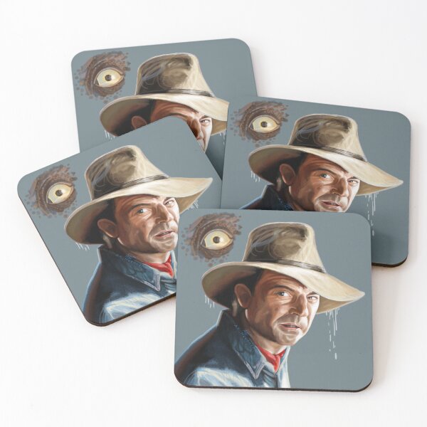 Item preview, Sam Neill Jurassic, handpainted Portrait designed and sold by AK-Hevonen.