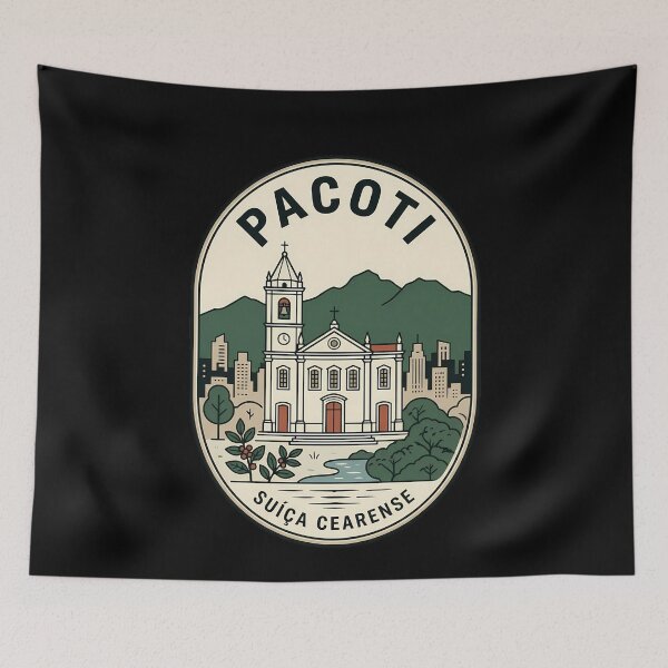 Item preview, Pacoti Brazil Vintage Travel Emblem Suíça Cearense designed and sold by k3rstman1.