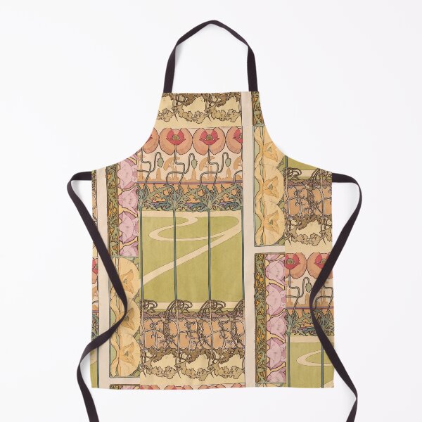 Item preview, Nouveau Poppy and Floral Ornament Panels designed and sold by artofuniverse.