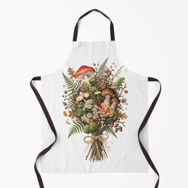 Item preview, Forest Mushroom Bouquet - Goblincore Woodland Foraging Art designed and sold by Neurospicy Trolls.