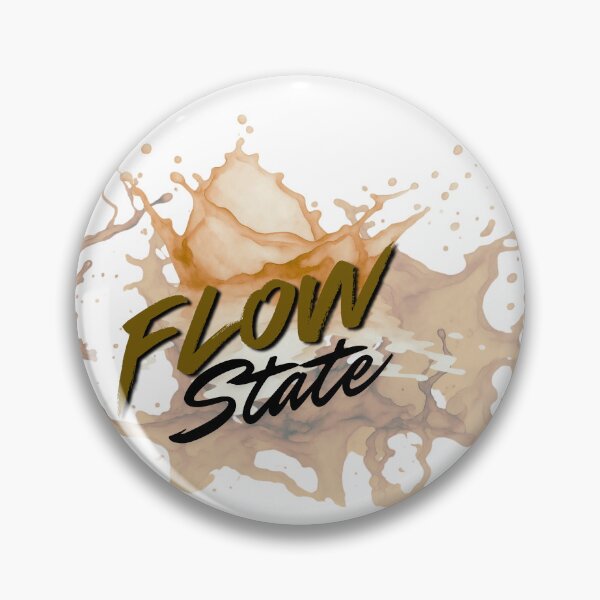 Item preview, Golden Flow State Watercolor Splash Motivational Design designed and sold by VariusDesigns.