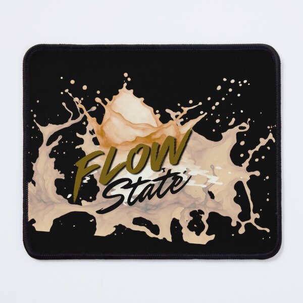Item preview, Golden Flow State Watercolor Splash Motivational Design designed and sold by VariusDesigns.