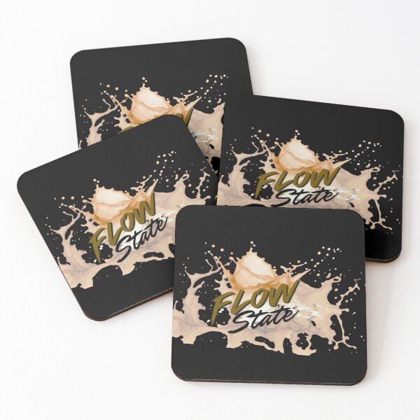 Item preview, Golden Flow State Watercolor Splash Motivational Design designed and sold by VariusDesigns.