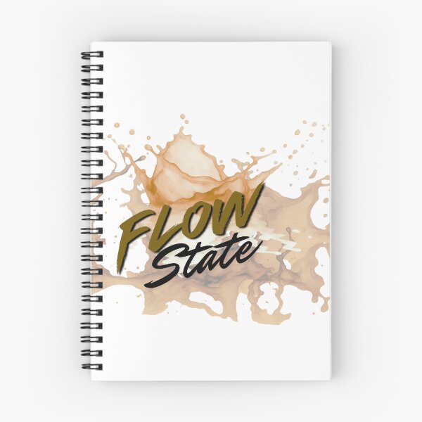 Item preview, Golden Flow State Watercolor Splash Motivational Design designed and sold by VariusDesigns.