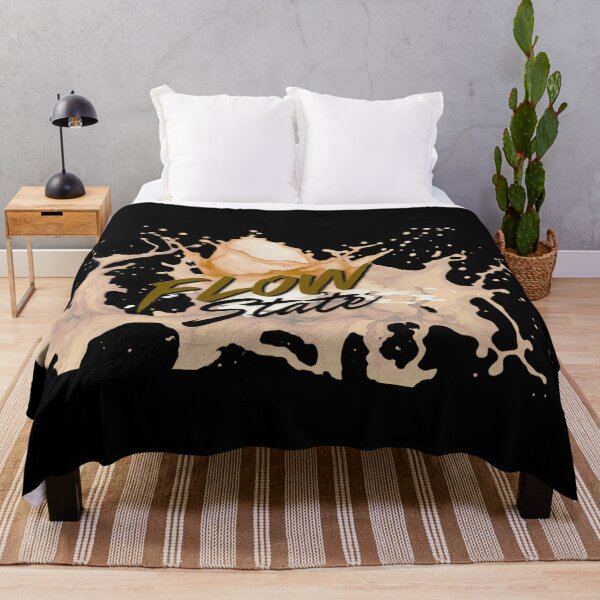 Item preview, Golden Flow State Watercolor Splash Motivational Design designed and sold by VariusDesigns.