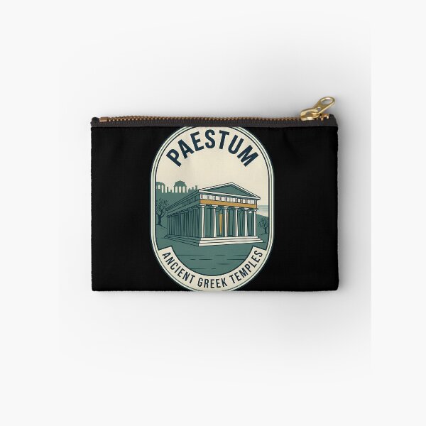 Item preview, Paestum Ancient Greek Temples Vintage Travel Emblem designed and sold by k3rstman1.