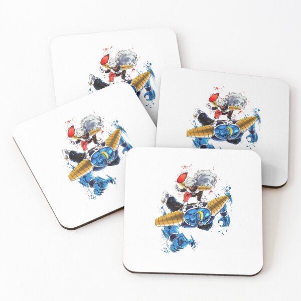 Item preview, Red and Blue Cosmic Squad Elite Duo Combat Pose designed and sold by DeepBlueMeadow.