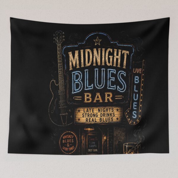 Item preview, Midnight Blues Bar designed and sold by VictorLand.