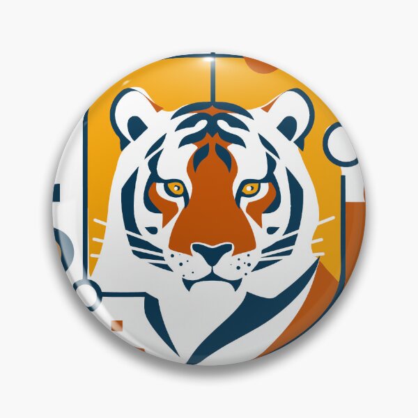 Item preview, graphic tiger designed and sold by kharma zero.
