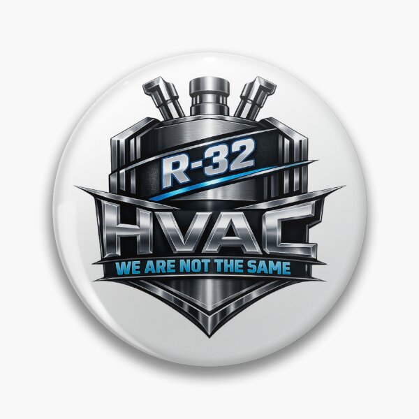 Item preview, R-32 HVAC Tech Emblem - Industrial Refrigerant Pride Design designed and sold by FrozenHeat97.