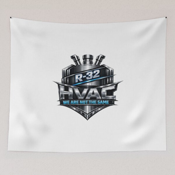 Item preview, R-32 HVAC Tech Emblem - Industrial Refrigerant Pride Design designed and sold by FrozenHeat97.