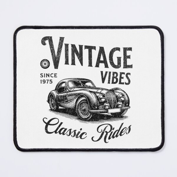 Item preview, Vintage Vibes Since 1975 Classic Car Engraving designed and sold by PrimeRacer.