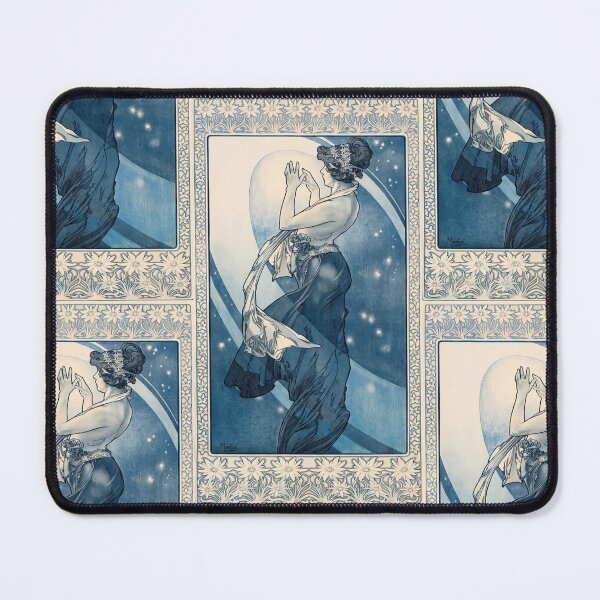 Item preview, Pole Star Woman Under Blue Moon designed and sold by artofuniverse.