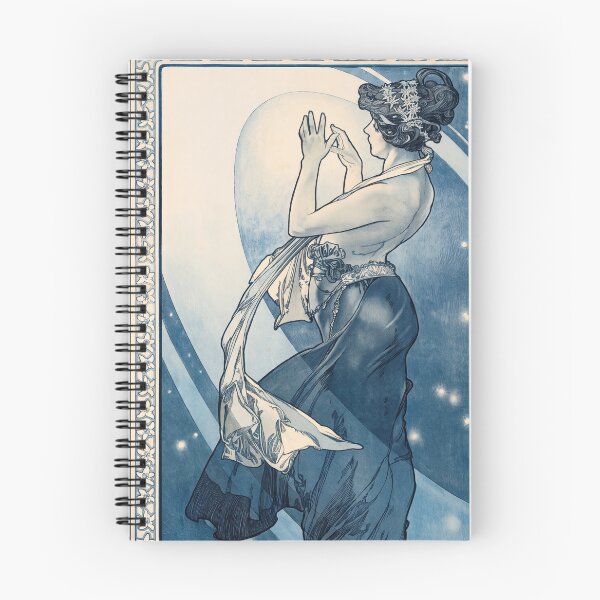 Item preview, Pole Star Woman Under Blue Moon designed and sold by artofuniverse.