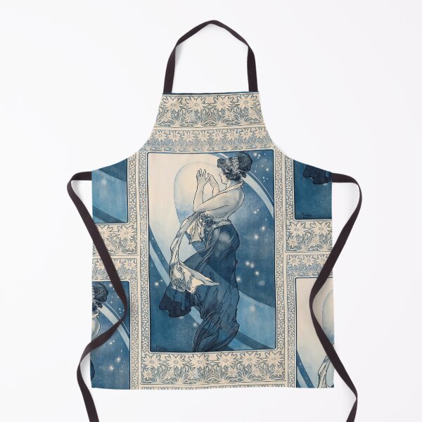 Item preview, Pole Star Woman Under Blue Moon designed and sold by artofuniverse.