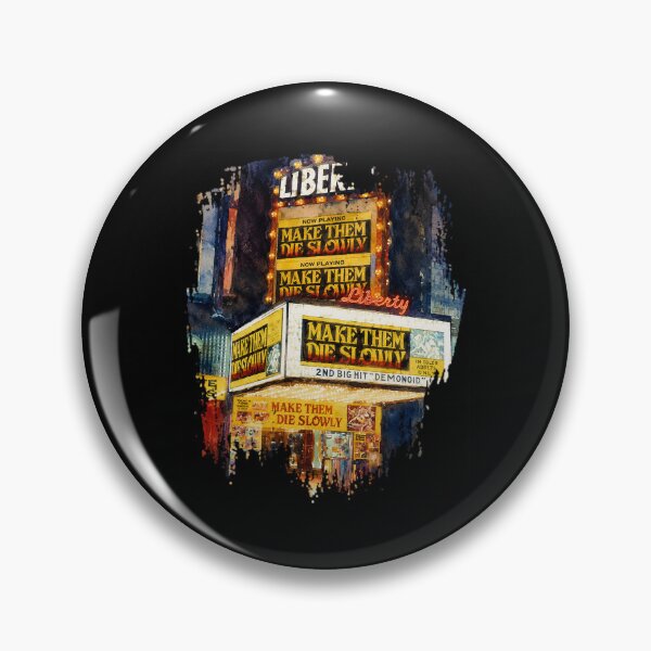 Item preview, Make Them Die Slowly – Retro Grindhouse Horror Theater designed and sold by ChickenFund.