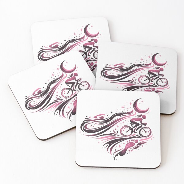 Item preview, Swim Bike Run Mom Pink Triathlon Gift Art designed and sold by Corvoria.