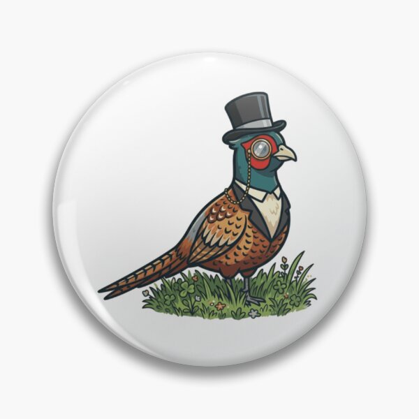 Item preview, Dapper Gentleman Pheasant in Top Hat designed and sold by Mousy-Art.